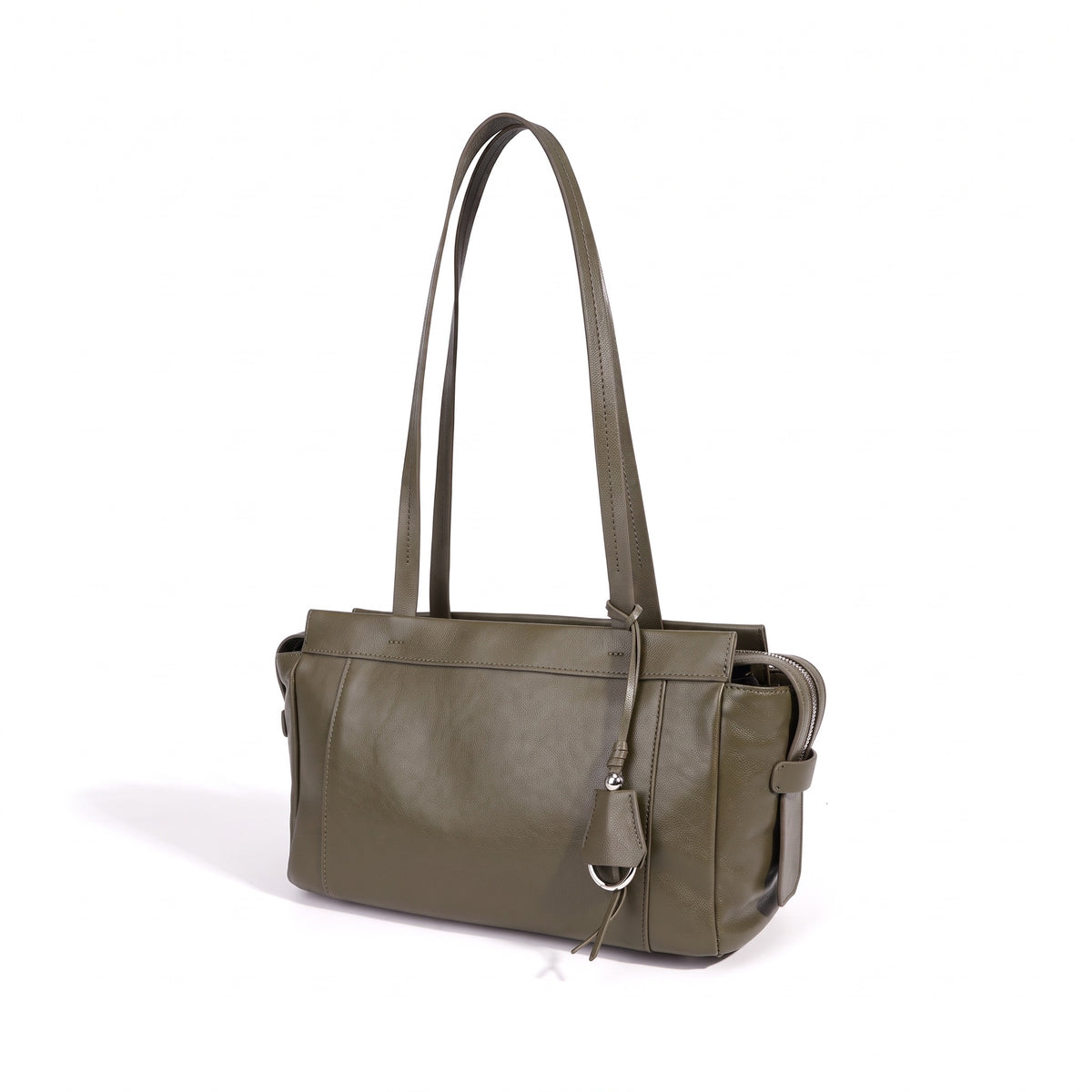 Zeitlose Clutch aus geschmeidigem Echtleder