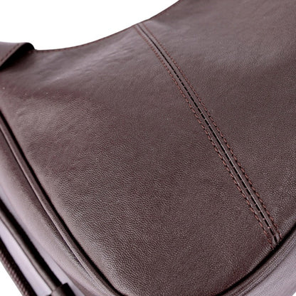 Women's Sable Crescent Genuine Leather Hobo Bag