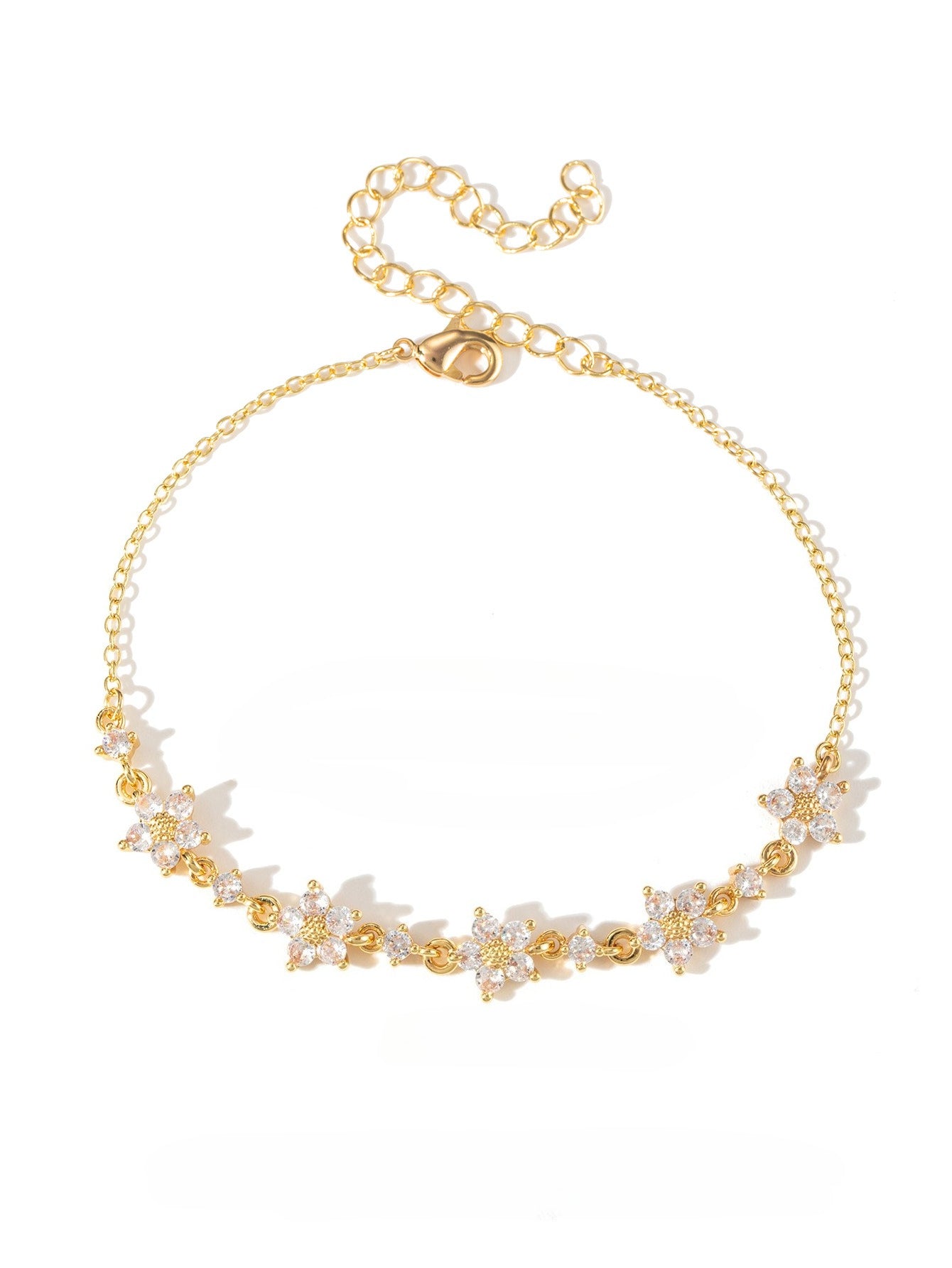 Flora Harmony Whimsical Luxury Charm Bracelet