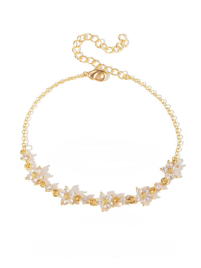 Flora Harmony Whimsical Luxury Charm Bracelet