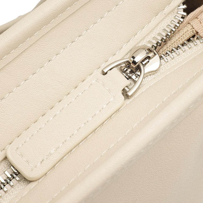 Sculpted Genuine Leather Mini Tote Crossbody Bag with Signature Heart Charm