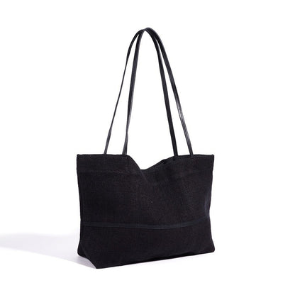 Minimalist Effortless Linen Tote Clutch Bag
