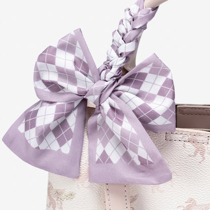 Gentle Pegasus Print Vegan Eco-Leather Clutch Bag With Silk Scarf