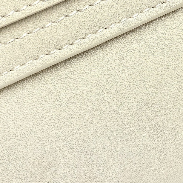 Sleek Genuine Leather Flap Satchel Clutch Bag