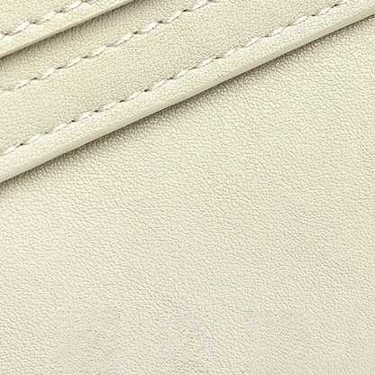 Sleek Genuine Leather Flap Satchel Clutch Bag