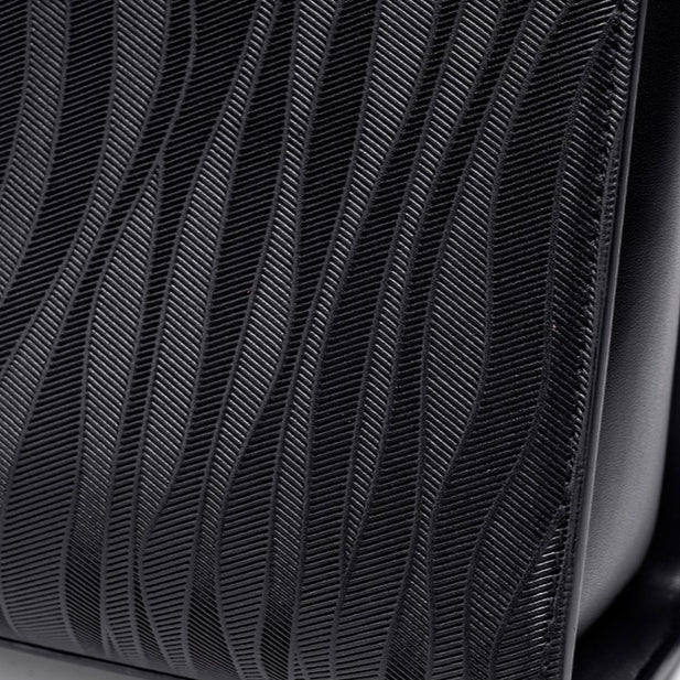 Vivid Wave Texture Vegan Eco-Leather Clutch Bag