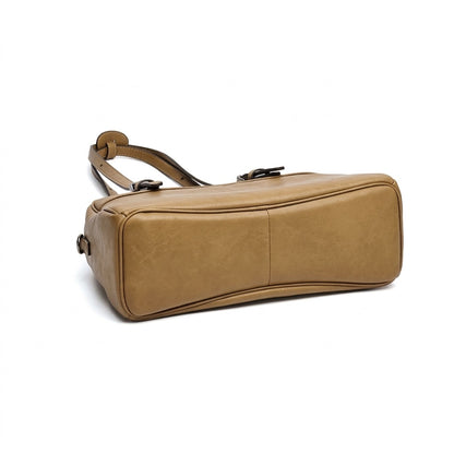 Mellow Rustic Genuine Leather Boston Clutch Bag