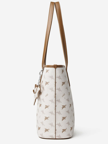 Sac à main épaule fourre-tout monogramme vintage de luxe grand éléphant volant