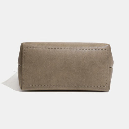 Heritage Genuine Leather Slouchy Clutch Dumpling Bag