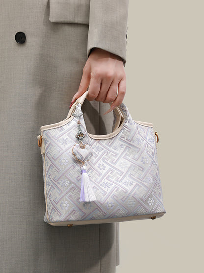 Muted Gentle Vegan Eco-Leather Mini Tote Clutch Bag