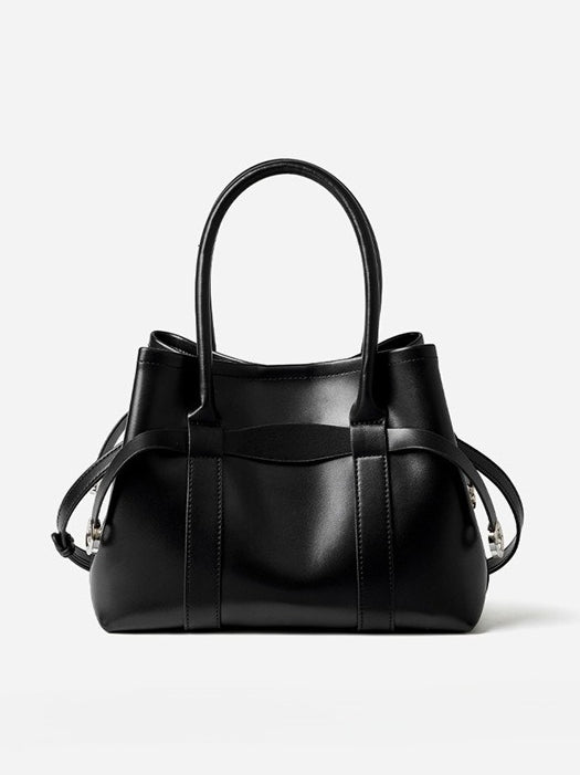 Italian Luxury Plain Genuine Leather Cowhide Large Tote Crossbody Bag