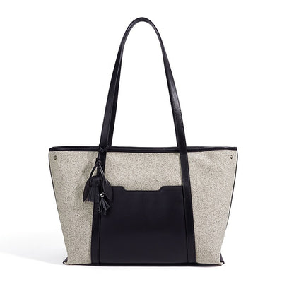 Minimalist Canvas Spacious Tote Clutch Bag