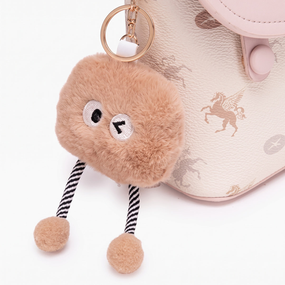 Whimsy Pegasus Pattern Vegan Eco-Leather Mini Flap Clutch Bag