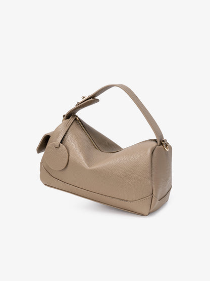 Casual Vegan Eco-Leather Boston Clutch Bag