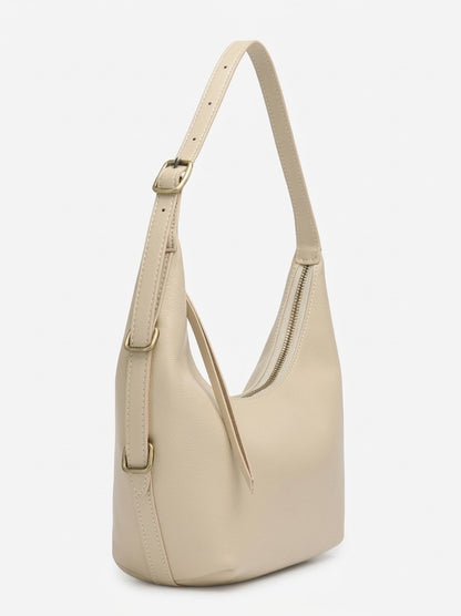Borsa hobo di nicchia senza tempo in vera pelle con patina unica cerata a olio
