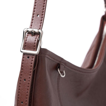 حقيبة هيريتاج بوسطن جلد طبيعي - حقيبة بولينغ كلاسيكية بمقبض علوي