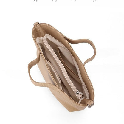 Sand Dune Mini Tote Genuine Leather Clutch Bag