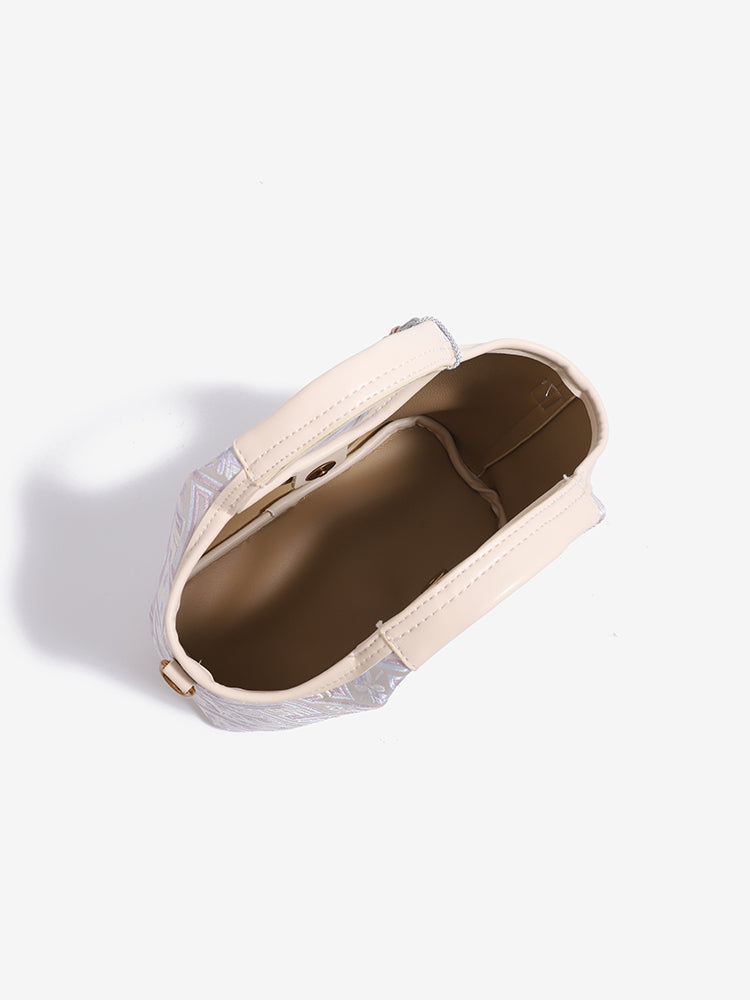 Muted Gentle Vegan Eco-Leather Mini Tote Clutch Bag