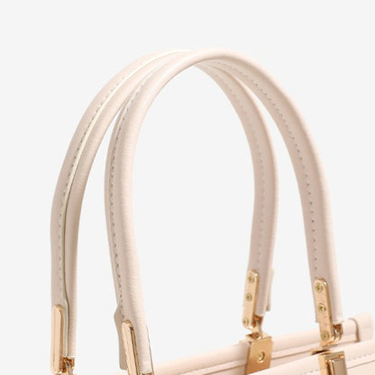 Exquisite Geometric Vegan Eco-Leather Clutch Bag