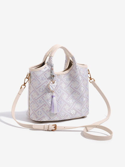 Muted Gentle Vegan Eco-Leather Mini Tote Clutch Bag
