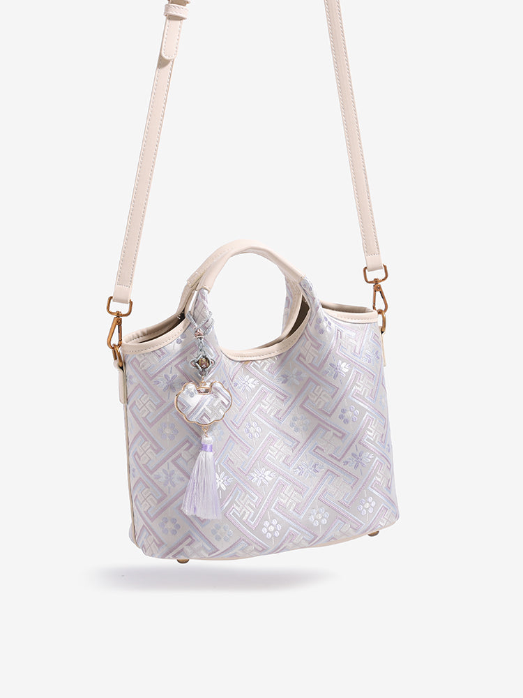 Muted Gentle Vegan Eco-Leather Mini Tote Clutch Bag
