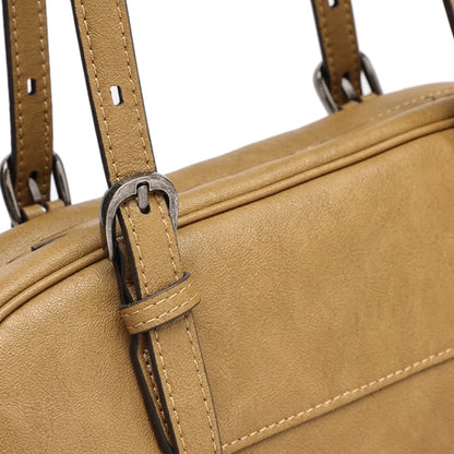 Mellow Rustic Genuine Leather Boston Clutch Bag