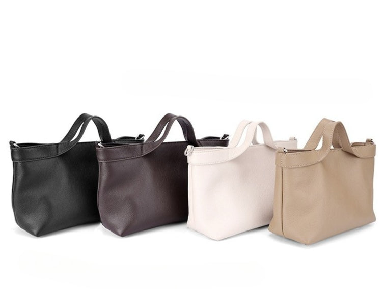 Sand Dune Mini Tote Genuine Leather Clutch Bag