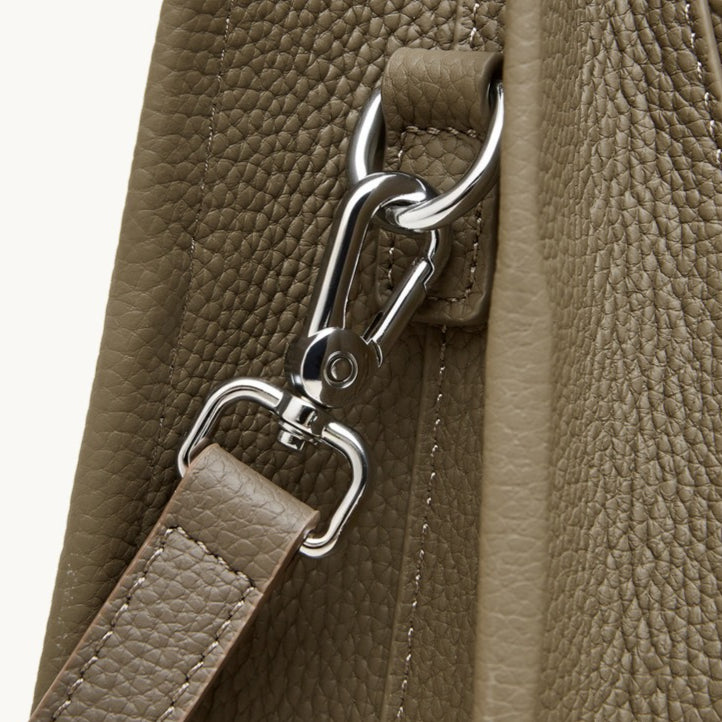 Women's Executive Trapezoid Genuine Leather Tote Bag