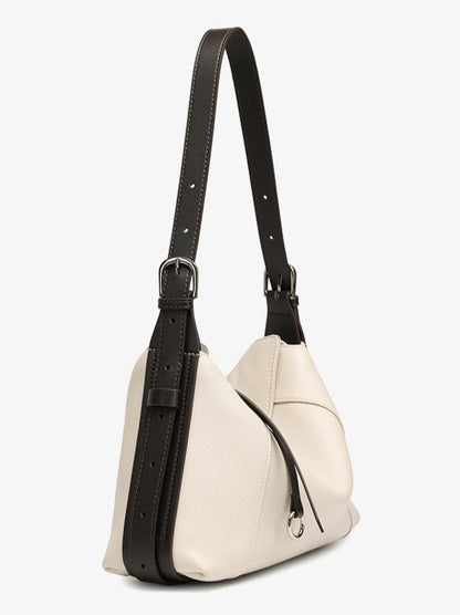 Anspruchsvolle Silhouette Handtasche aus echtem Leder zum Umhängen