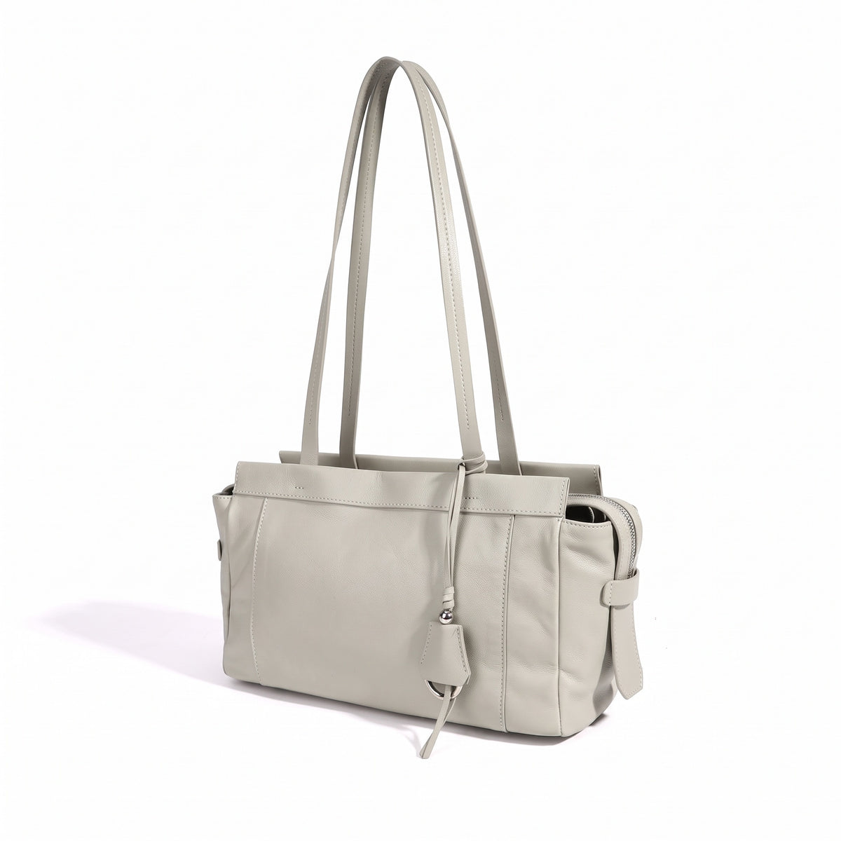 Zeitlose Clutch aus geschmeidigem Echtleder