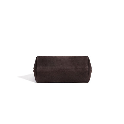 Vintage Suede Leather Clutch Bag