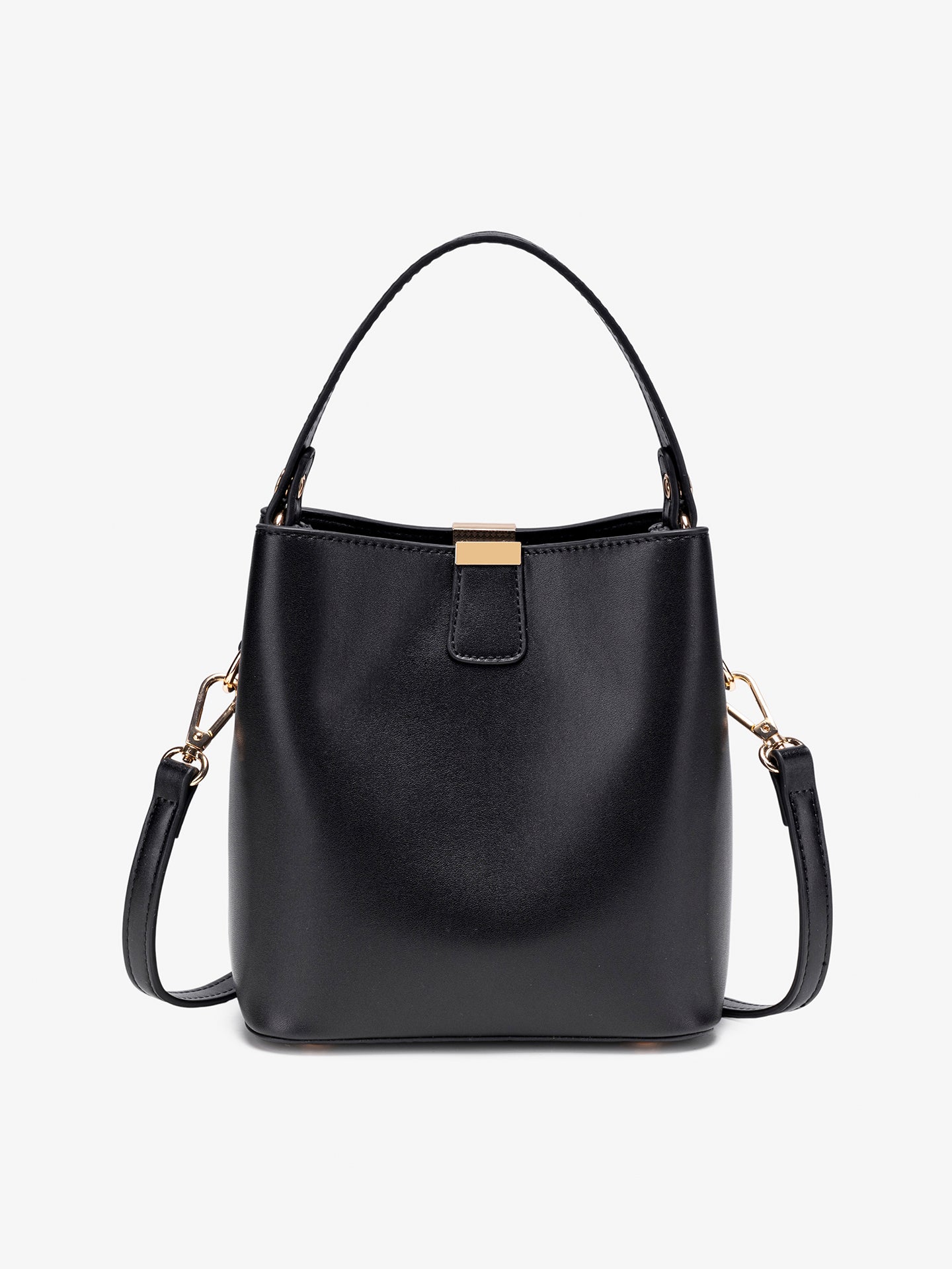 Vintage Vegan Eco-Leather Bucket Clutch Bag