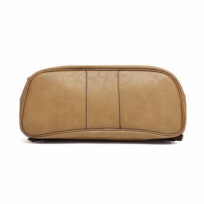 Vintage Casual Genuine Leather Flap Backpack
