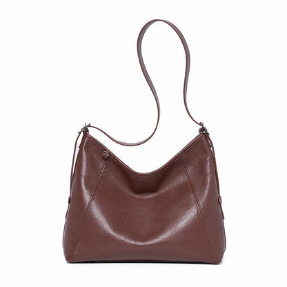 حقيبة هيريتاج بوسطن جلد طبيعي - حقيبة بولينغ كلاسيكية بمقبض علوي