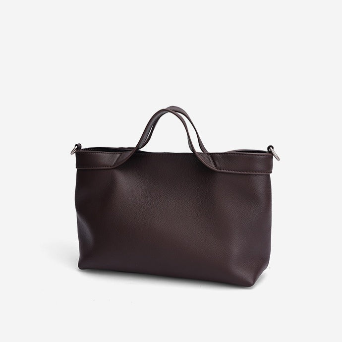 Sand Dune Mini Tote Genuine Leather Clutch Bag