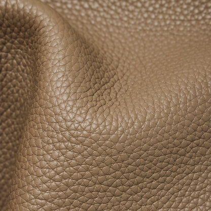 Nonchalant Lychee-Grain Genuine Leather Crossbody Hobo Bag
