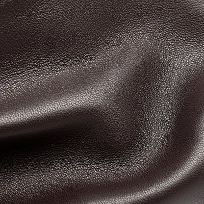 Minimalist Genuine Lambskin Leather Baguette Clutch Bag