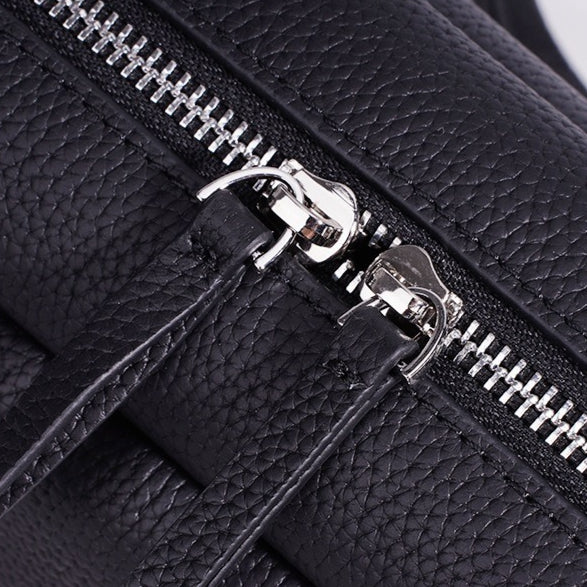 Minimalist Sleek Genuine Leather Clutch Bag