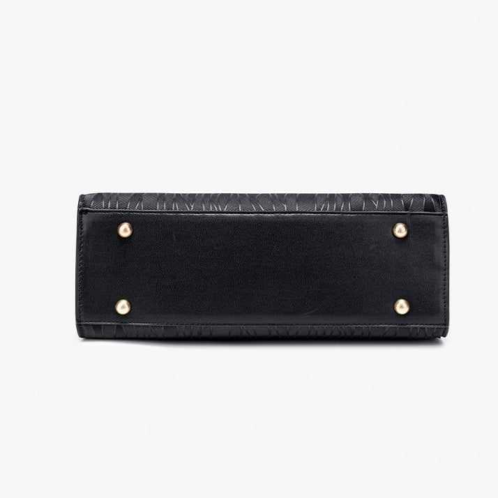 Vivid Wave Texture Vegan Eco-Leather Clutch Bag