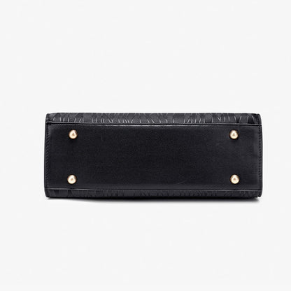 Vivid Wave Texture Vegan Eco-Leather Clutch Bag