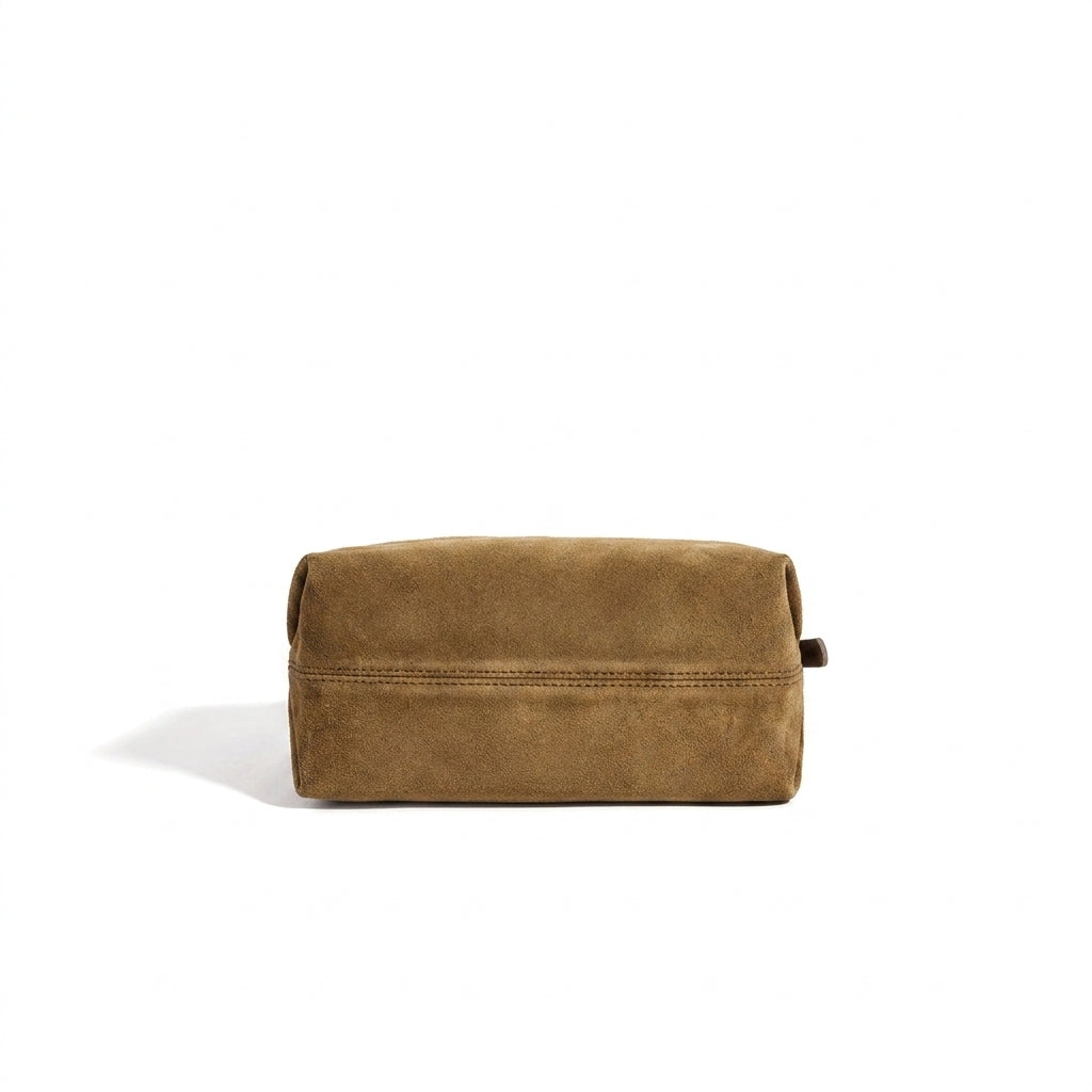 Vintage Suede Genuine Leather Clutch Bag