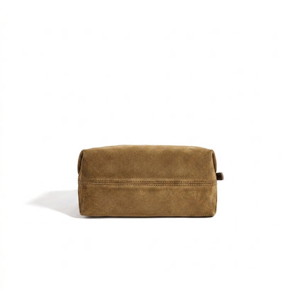 Vintage Suede Genuine Leather Clutch Bag