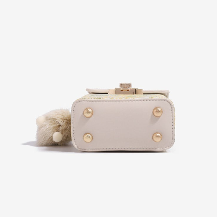 Elegant Oriental Garden Vegan Eco-Leather Mini Clutch Phone Bag