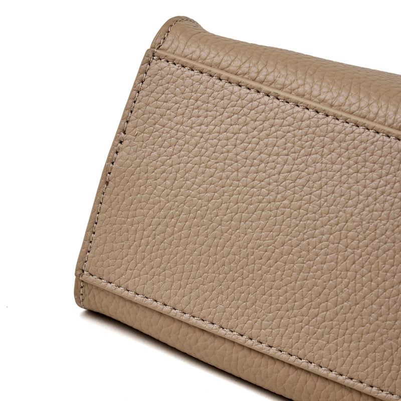 Borsa classica a secchiello chic in vera pelle per tutti i giorni, a tracolla