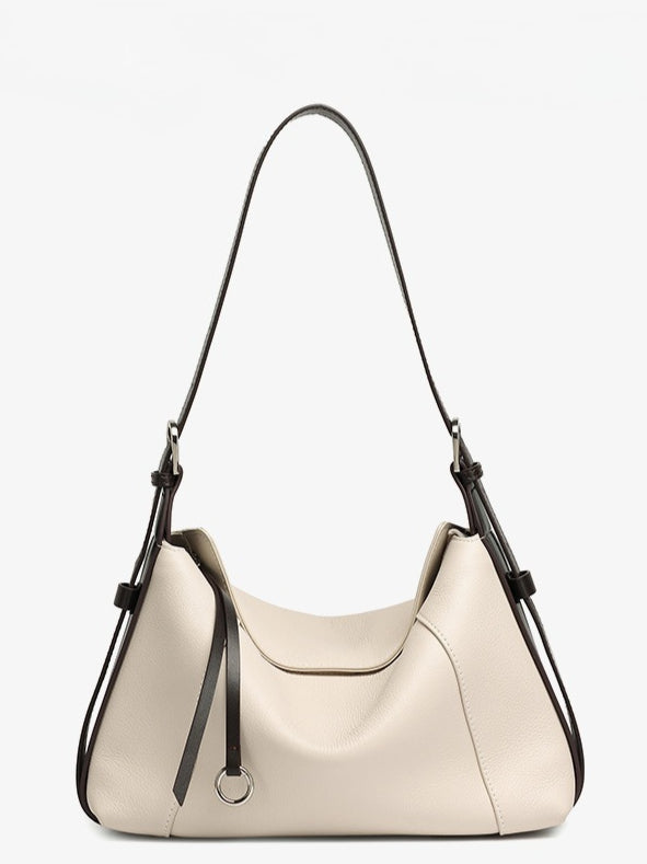 Anspruchsvolle Silhouette Handtasche aus echtem Leder zum Umhängen