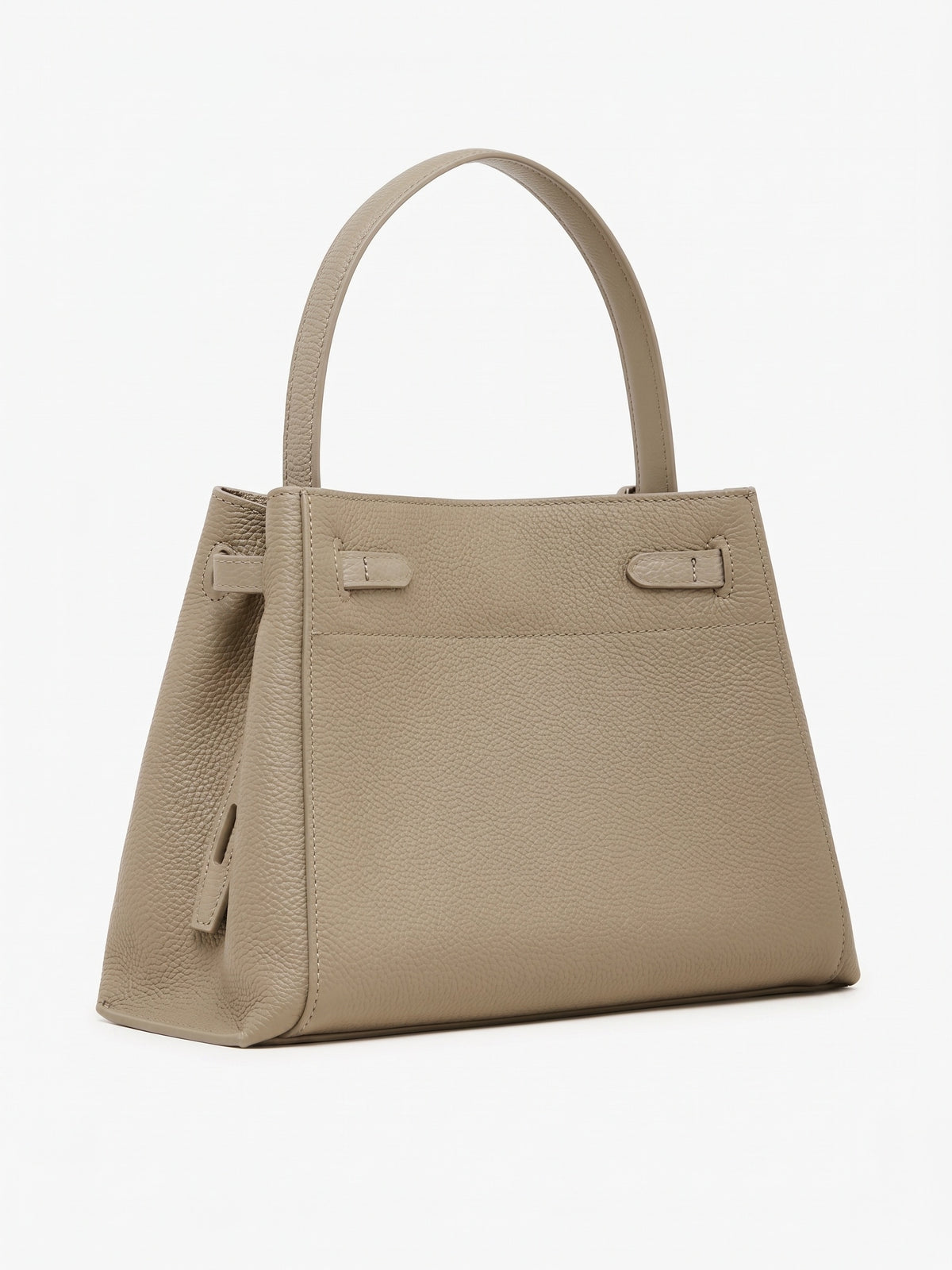 Ampia borsa tote a secchiello versatile in vera pelle Kelly sofisticata