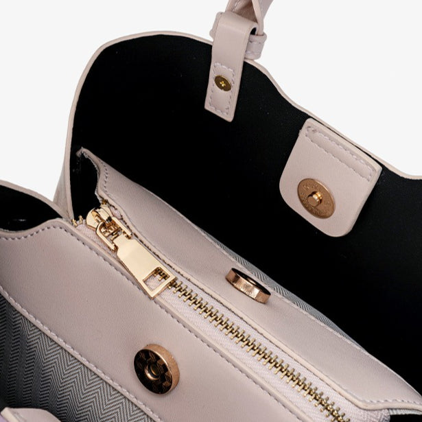 Gentle Pegasus Print Vegan Eco-Leather Clutch Bag With Silk Scarf