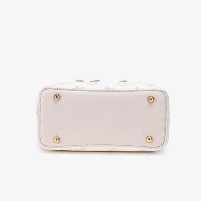 Gentle Pegasus Print Vegan Eco-Leather Clutch Bag With Silk Scarf