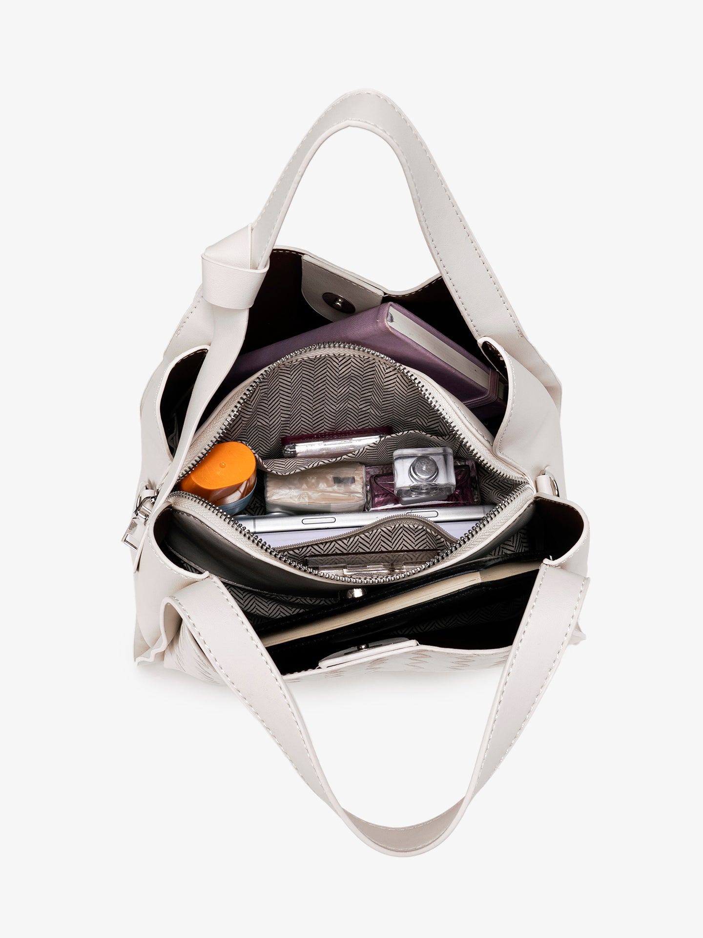 Timeless Braided Vegan Eco-Leather Clutch Tote Bag