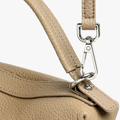 Chic Genuine Leather Square Pillow Clutch Bag